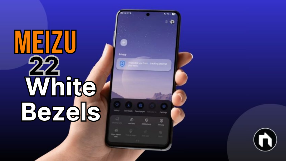 Meizu 22 Teased: Breaking Records with 1.2mm White Bezels